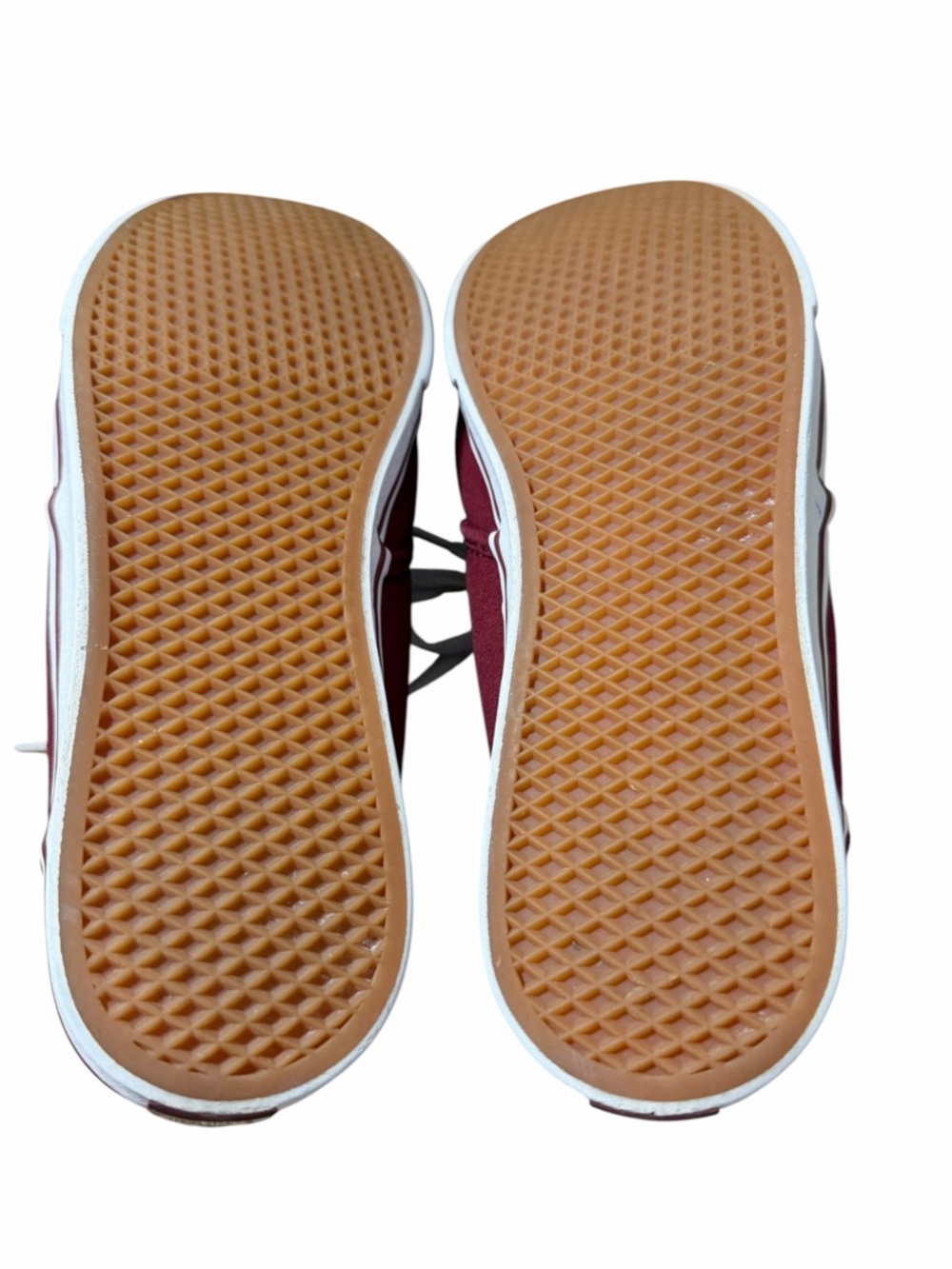 Vans Women's Burgundy Canvas Low-Top Sneakers - Picture 8 of 8